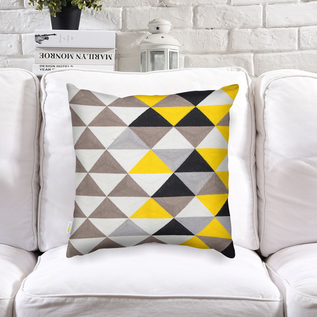 Nomadic Pattern Embroidered Cushion Cover