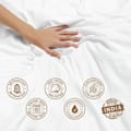300 Thread Count 100% Natural Cotton Printed Sheet Set 6-Piece King Beige