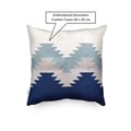 Chevron Floral Embroidered Cushion Cover
