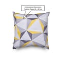 Optical Pattern Embroidered Cushion Cover