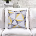 Optical Pattern Embroidered Cushion Cover