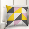 Modern Abstract Art Embroidered Cushion Cover