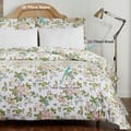 300 Thread Count 100% Natural Cotton Printed Duvet Set 4-Piece Single Multicolor