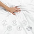 300 Thread Count 100% Natural Cotton Printed Duvet Set 4-Piece Twin Ivory