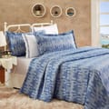 300 Thread Count 100% Natural Cotton Printed Duvet Set 6-Piece King Blue