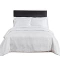 300 Thread Count 100% Natural Cotton Solid Duvet Set 3-Piece King White