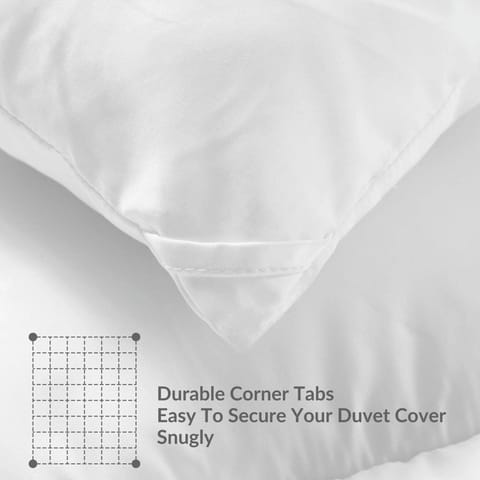 Duvet Set 4-Pcs Double Size Ruffled Super Soft Solid Comforter Cover Without Filler, Withe hidden Zipper Closure and Corner Ties,Beige