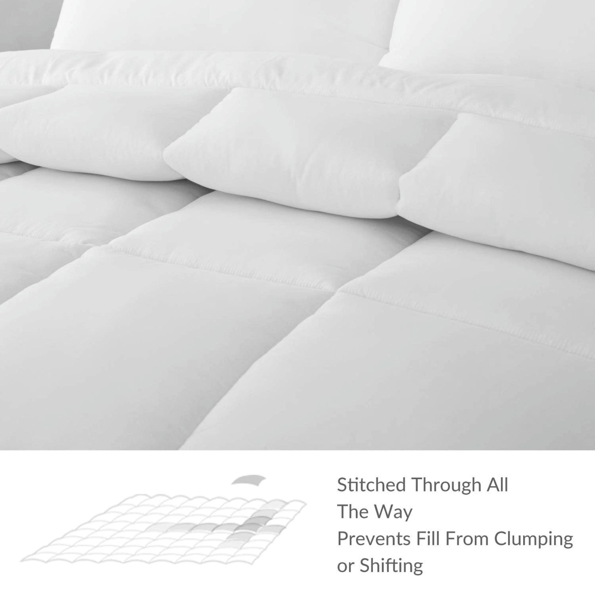 Down Alternative Hotel Style Duvet Insert King White