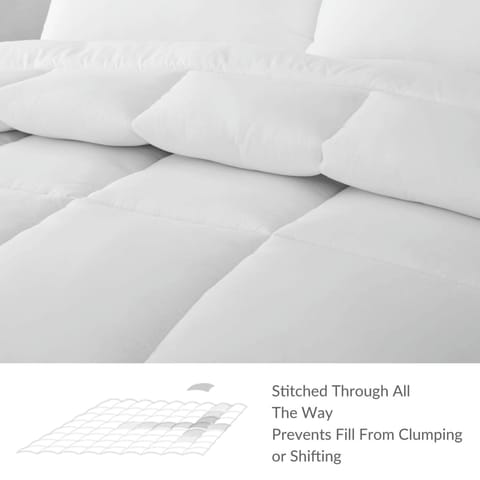 Duvet Set 4-Pcs Double Size Ruffled Super Soft Solid Comforter Cover Without Filler, Withe hidden Zipper Closure and Corner Ties,Beige
