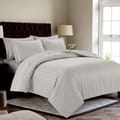 6-Piece Hotel Style Duvet Cover Set Without Filler, Double Size King, Gray