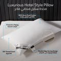 Single Hotel Cotton Pillow ,100% Cotton shell ,Double Edge Stitched , Premium Gel Fiber 1.6 Kg Filling , 50x75, Soft Loft