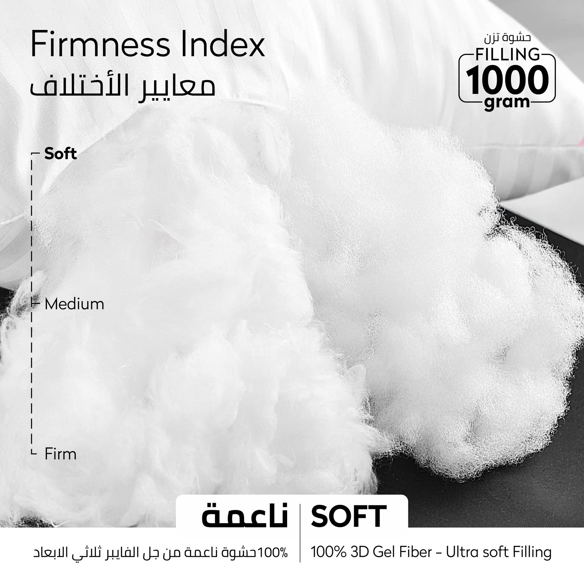 4-Piece Anti Allergy King Size Bed Pillow Microfiber White 50x75cm