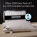 Hotel Style Bed Pillows: 2.2 Kg Soft Breathable Cotton Cover Top With Luxury Down Alternative Filling Pillow