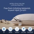 Hotel Style Bed Pillows: 2.2 Kg Soft Breathable Cotton Cover Top With Luxury Down Alternative Filling Pillow