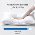 Hotel Style Bed Pillows: 2.2 Kg Soft Breathable Cotton Cover Top With Luxury Down Alternative Filling Pillow