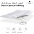 Hotel Mattress Topper: 200x200+14 cms Cotton Top 1550 Gsm Fitted Style,  Supersoft Fabric,King Size,White