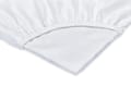 Cotton Fitted Sheet 3-Pcs Double Size 300TC Luxury Cotton Soft Satenn Bed Sheet With 1 Fitted Sheet and 2 Pillow Cases, White