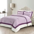 6-Piece Designer Comforter Set -Microfiber -King 260 x 240 Cms - Purple