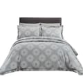 300 Thread Count 100% Natural Cotton Printed Duvet Set 4-Piece Twin Brown