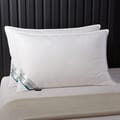 Pillow 2-Piece(1000Gm) King Size Bed Pillow 50X75 Cm Hotel Style Double Edge Stitched Premium Gel Fiber, Soft Loft,White