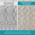 Quilt Set 6-Pcs King Size Reversible Bedspread Coverlet Set, Compressed Comforter Soft Bedding Cover With Matching Fitted Sheet Pillow Shams Pillow Cases,Natural Linen