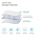 Quilt Set 3-Pcs Single Size Reversible Bedspread Coverlet Set, Compressed Comforter Soft Bedding Cover With Matching Fitted Sheet Pillow Shams Pillow Cases,Pearl White