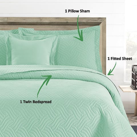 Bedspread, Coverlet Set 6-Pcs King Size Compressed Comforter, Bedding Blanket With Pillow Sheet Pillow Sham And Pillow Case, Linen