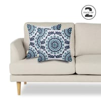 غطاء خدادية مكون من قطعتين مقاس (45x45 سم) بدون حشوة