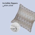 غطاء وسادة، 45 × 45 سم (18 × 18 بوصة) قطعتان من أكياس الوسائد المزخرفة بدون حشو مع فن تجريدي جميل للأريكة التي تتحول إلى سرير وغرفة المعيشة والأريكة، عشب الليمون