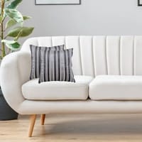 غطاء وسادة، 45 × 45 سم (18 × 18 بوصة) قطعتان من أكياس الوسائد المزخرفة بدون حشو مع فن تجريدي جميل للأريكة التي تتحول إلى سرير وغرفة المعيشة والأريكة، سماوي شاحب