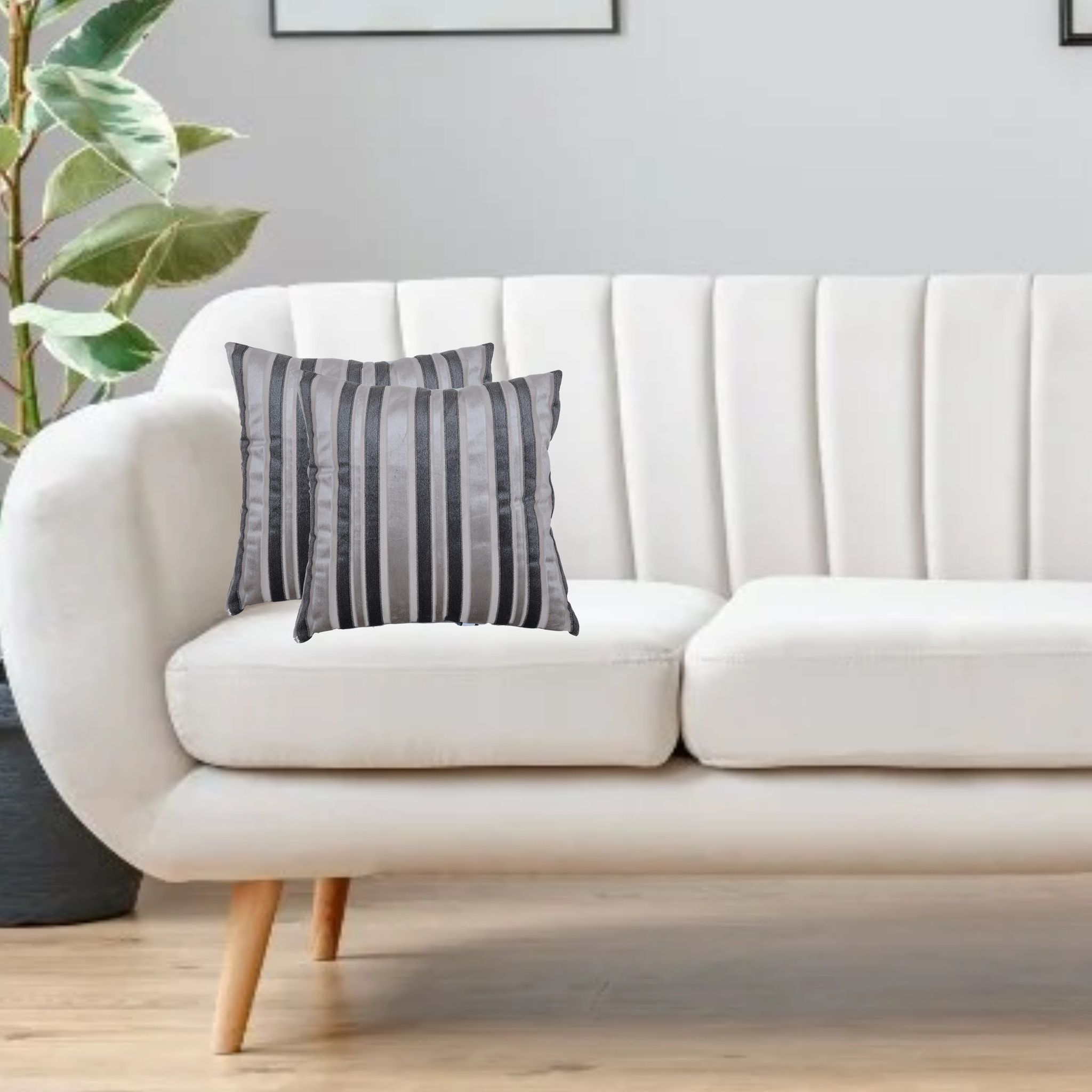 غطاء وسادة، 45 × 45 سم (18 × 18 بوصة) قطعتان من أكياس الوسائد المزخرفة بدون حشو مع فن تجريدي جميل للأريكة التي تتحول إلى سرير وغرفة المعيشة والأريكة، سماوي شاحب