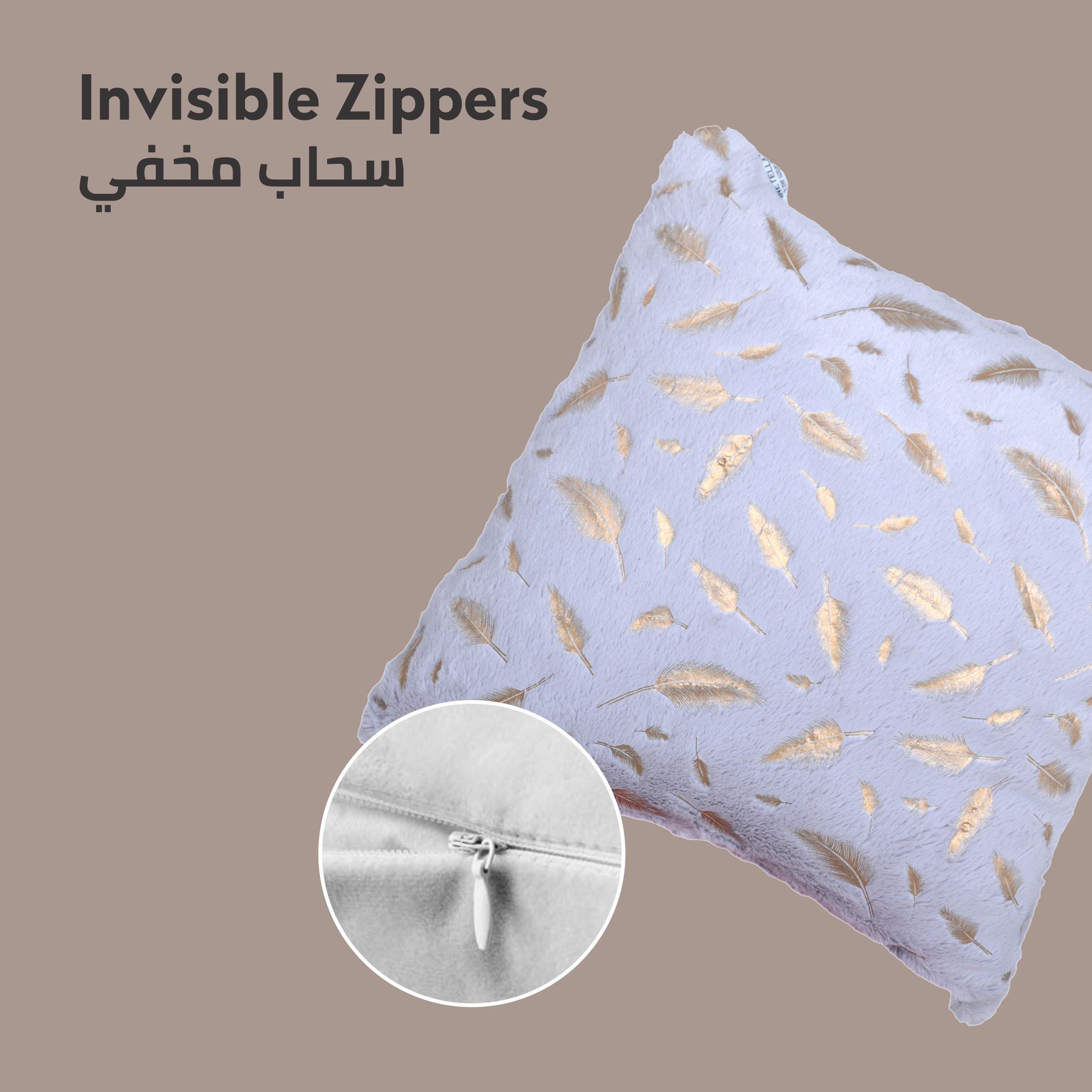 غطاء وسادة، مقاس 45 × 45 سم (18 × 18 بوصة) قطعة واحدة من أكياس الوسائد المزخرفة بدون حشو مع فن تجريدي جميل للأريكة التي تتحول إلى سرير وغرفة المعيشة والأريكة، أزرق ضبابي
