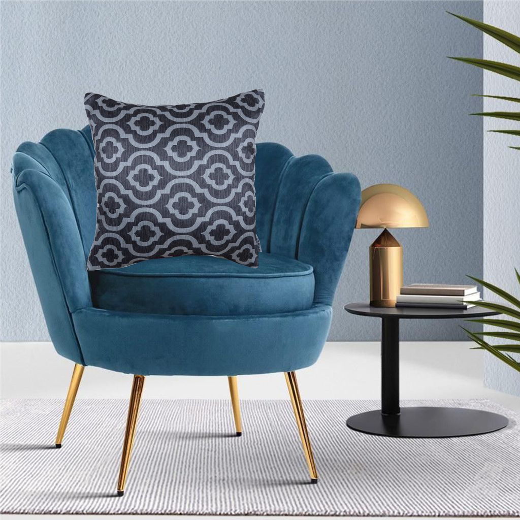 غطاء وسادة، مقاس 45 × 45 سم (18 × 18 بوصة) قطعة واحدة من أكياس الوسائد المزخرفة بدون حشو مع فن تجريدي جميل لأريكة السرير وغرفة المعيشة والأريكة، رمادي فاتح