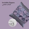 غطاء وسادة، 45 × 45 سم (18 × 18 بوصة) قطعة واحدة من أكياس الوسائد المزخرفة بدون حشو مع فن تجريدي جميل للأريكة التي تتحول إلى سرير وغرفة المعيشة والأريكة، مذنب