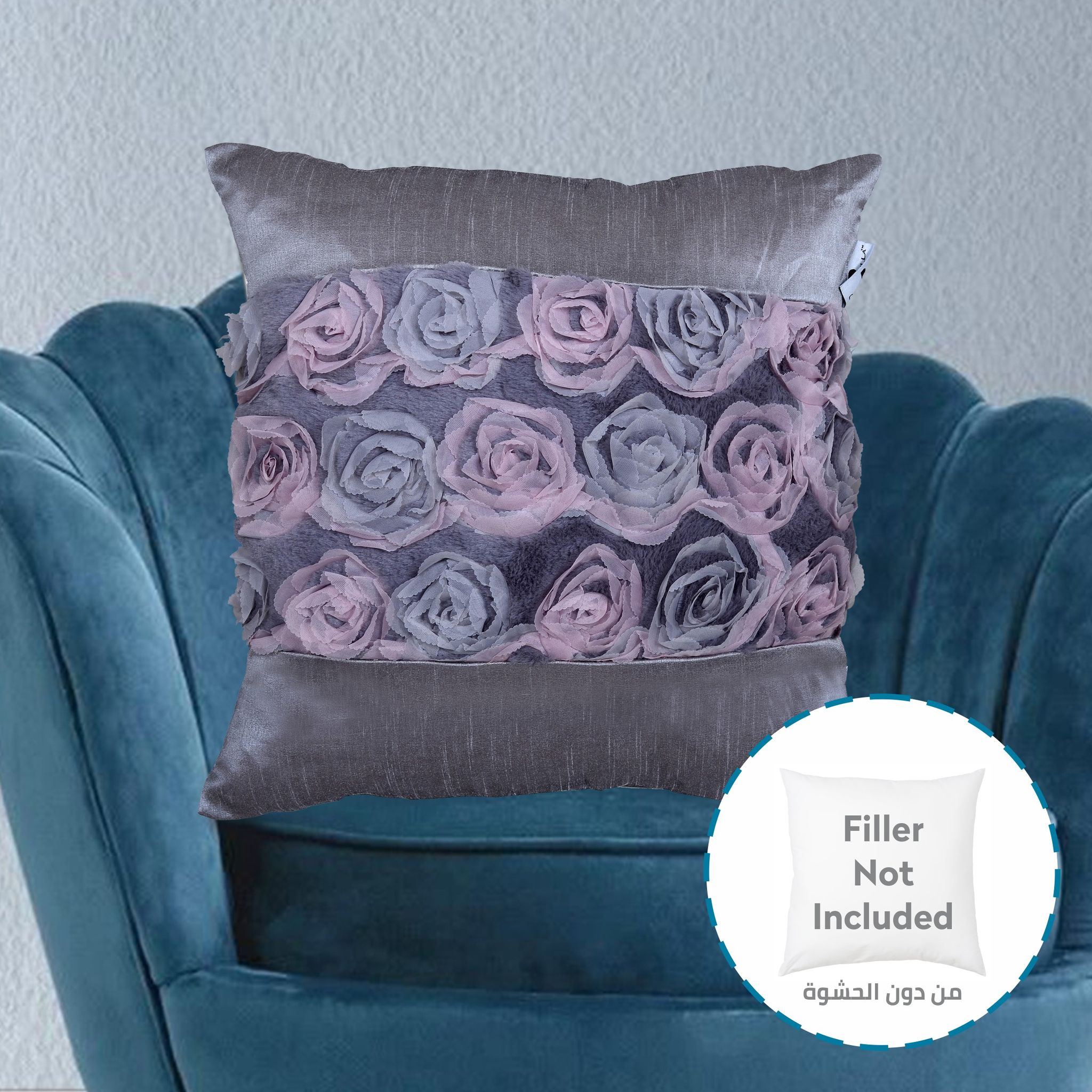 غطاء وسادة، 45 × 45 سم (18 × 18 بوصة) قطعة واحدة من أكياس الوسائد المزخرفة بدون حشو مع فن تجريدي جميل للأريكة التي تتحول إلى سرير وغرفة المعيشة والأريكة، مذنب