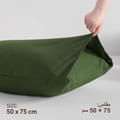 طقم اغطية مخدة قطعتين مايكروفايبر مقاس 75×50 براون