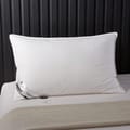 Single Hotel Cotton Pillow ,100% Cotton shell ,Double Edge Stitched , Premium Gel Fiber 1.6 Kg Filling , 50x75, Medium Loft