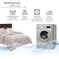 Printed Comforter Set 4-Pcs Single Size Reversible Single Bed Comforter Se With Super-Soft Down Alterntaive Filing,Fantasy