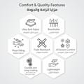 Printed Comforter Set 4-Pcs Single Size Reversible Single Bed Comforter Se With Super-Soft Down Alterntaive Filing,Fantasy
