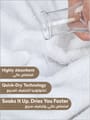 Premium Towel 6-Pcs Set, 100% Combed Cotton 600 GSM,White
