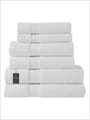 Premium Towel 6-Pcs Set, 100% Combed Cotton 600 GSM,White
