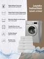Premium Towel 6-Pcs Set, 100% Combed Cotton 600 GSM,White
