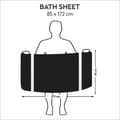 Premium Towel 6-Pcs Set, 100% Combed Cotton 600 GSM,White